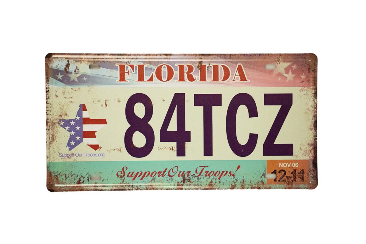 Metalen bord Florida