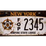 Metalen bord New york empire — foto 1