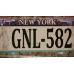 Metalen bord New york — foto 1