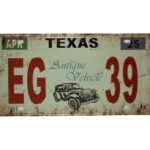 Metalen bord Texas