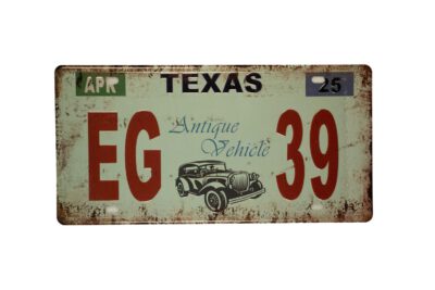 Metalen bord Texas