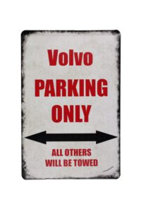 Metalen bord Volvo parking 2
