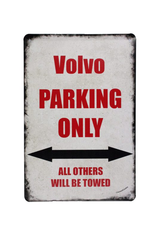 Metalen bord Volvo parking 2