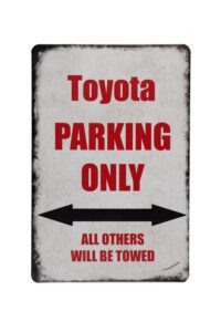 Metalen bord Toyota parking 2