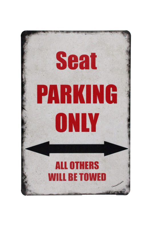 Metalen bord Seat parking