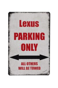 Metalen bord Lexus parking