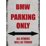 Metalen bord BMW parking — foto 1