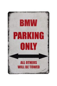 Metalen bord BMW parking