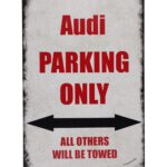 Metalen bord Audi parking — foto 1