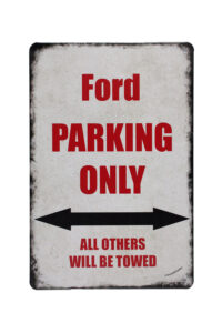 Metalen bord Ford parking