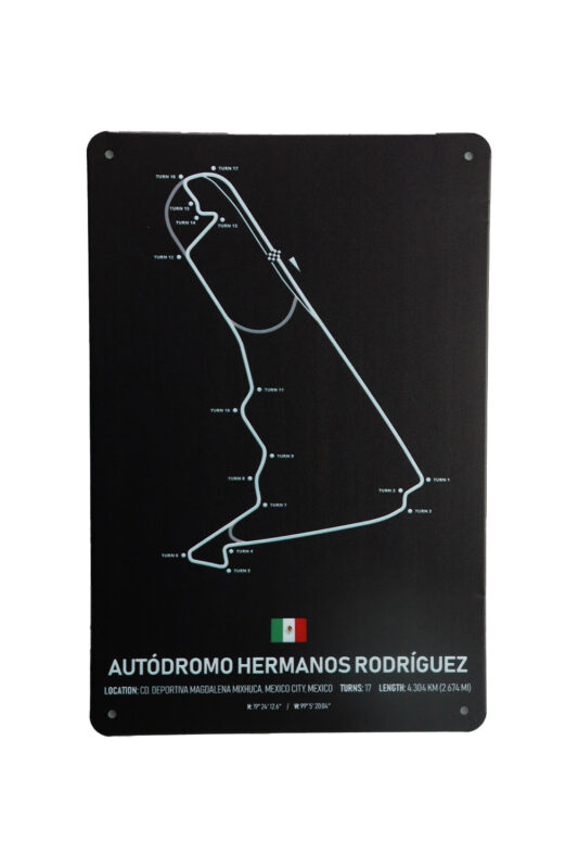 Metalen bord Hermanos Rodriguez