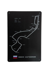 Metalen bord Sochi Autodrom