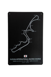 Metalen bord Suzuka international