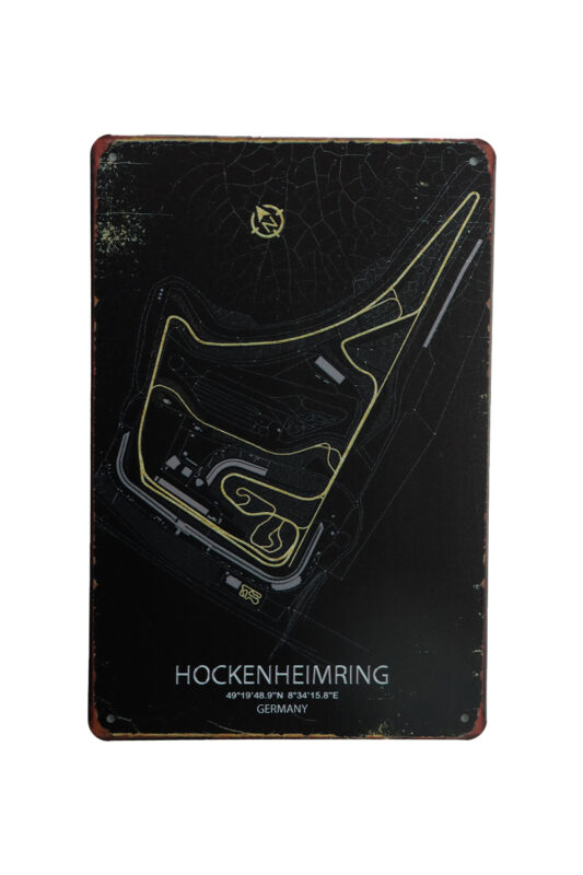 Metalen bord Hockenheimring