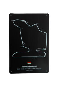 Metalen bord Hungaroring Hundary