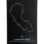 Metalen bord Albert park circuit 2 — foto 1