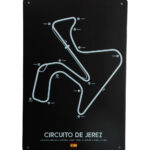 Metalen bord Circuito de Jerez — foto 1