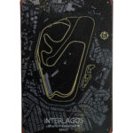 Metalen bord Interlagos Brasil