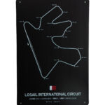 Metalen bord Losail International