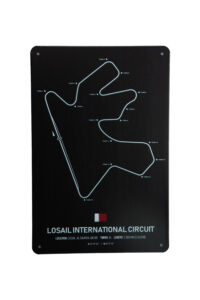 Metalen bord Losail International