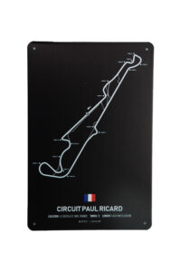 Metalen bord Circuit Paul Ricard