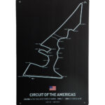 Metalen bord Circuit of the americas — foto 1