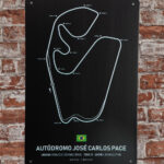 Metalen bord Autodromo di monza — foto 2