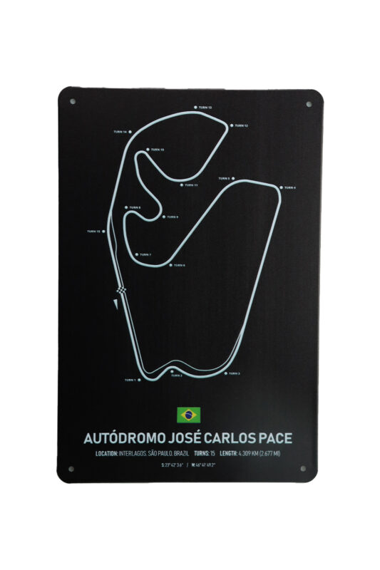 Metalen bord Autodromo di monza