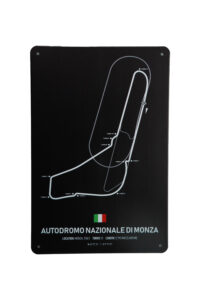 Metalen bord Nazionale di monza