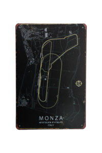 Metalen bord Monza Italy