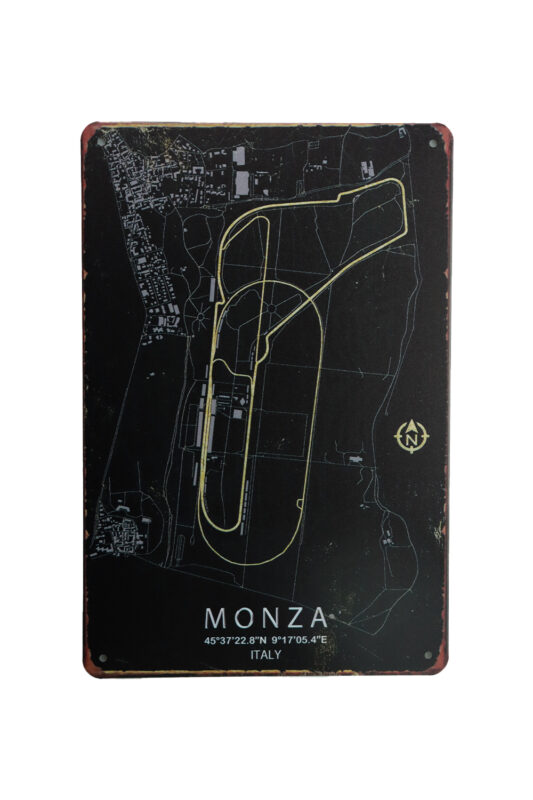 Metalen bord Monza Italy