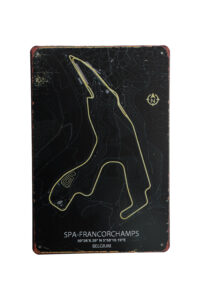 Metalen bord Spa francorchamps