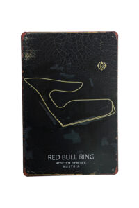 Metalen bord Red bulls ring austria