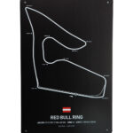 Metalen bord Red bulls ring
