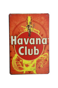 Metalen bord Havana club