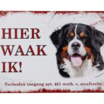 Metalen bord Berner senner