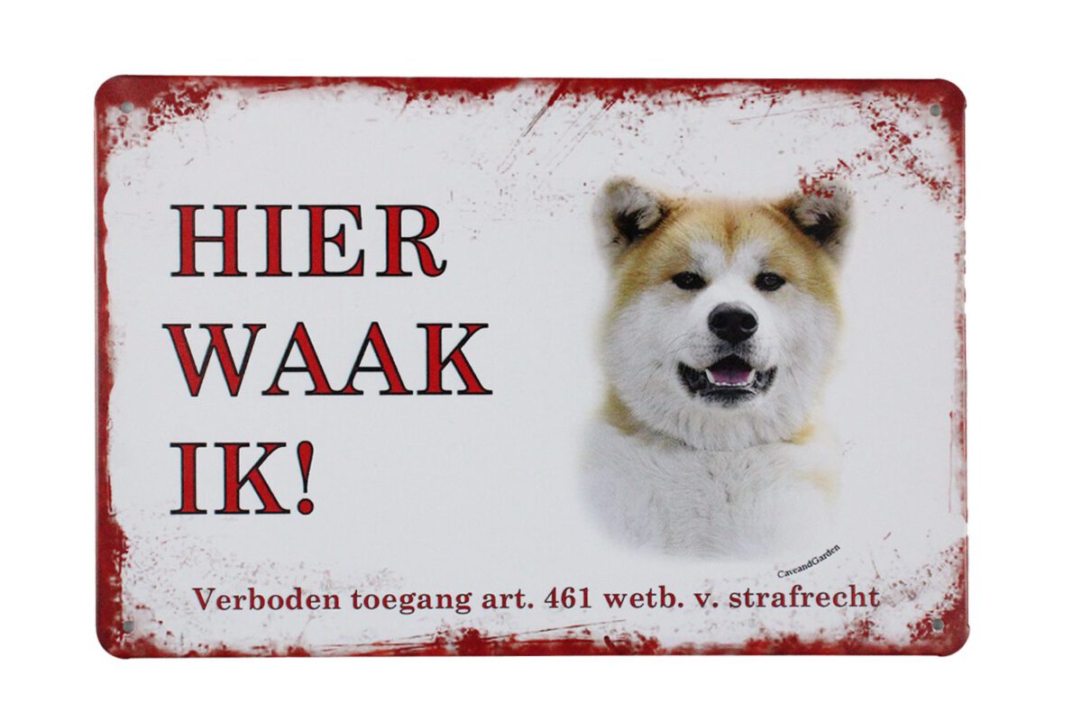 Metalen bord Akita