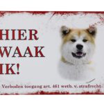 Metalen bord Akita