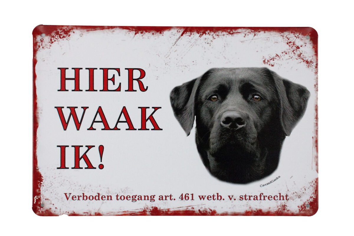 Metalen bord Labrador