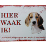 Metalen bord Beagle — foto 1