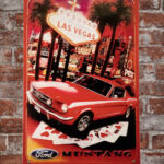 Metalen bord las vegas — foto 2