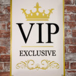 Metalen bord Vip lounge wit — foto 2