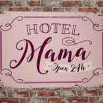 Metalen bord Hotel mama — foto 2