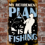 Metalen bord My retirement plan — foto 2