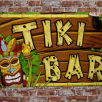 Metalen bord Tiki bar — foto 2