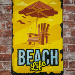 Metalen bord Beach Life — foto 2