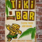 Metalen bord Tiki bar exotic — foto 2