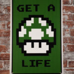 Metalen bord Get a life — foto 2