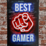 Metalen bord Beste Gamer — foto 2