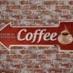 Metalen bord Coffee - L — foto 2